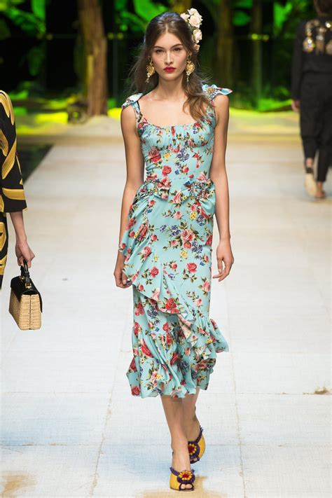 dolce and gabbana floral dress runway|dolce and gabbana latest news.